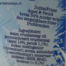 DubbelFrisss appel & perzik 12 x 0,5l PET-Flasche (Apfel & Pfirsich)