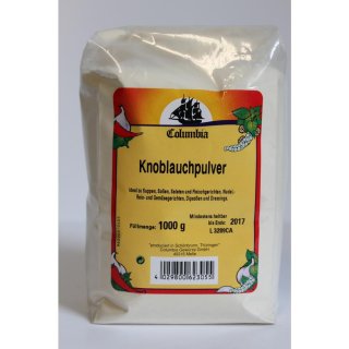 Columbia Knoblauchpulver (1Kg Beutel)