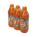 Slimpie Limonade Siroop Sinaasappel Framboos 3 x 580ml Flasche (Getränke-Sirup Orange Himbeere, Zuckerfrei)