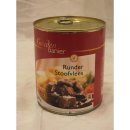 Gouden banier runder Stoofvlees 850g Konserve...