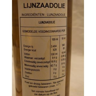 Saveurs de Lapalisse Lijnzaad Olie 500ml Flasche (Leinsamenöl)
