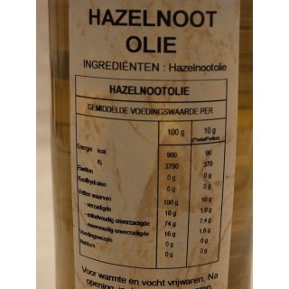 Saveurs de Lapalisse Hazelnoot Olie 500ml Flasche (Haselnussöl)