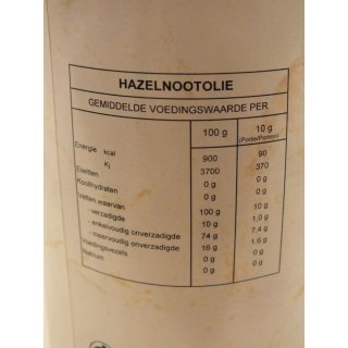 Saveurs de Lapalisse Hazelnoot Olie 500ml Kanister (Haselnussöl)