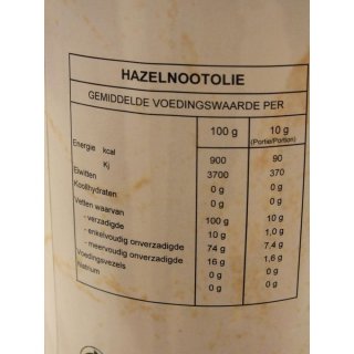 Saveurs de Lapalisse Hazelnoot Olie 1000ml Kanister (Haselnussöl)