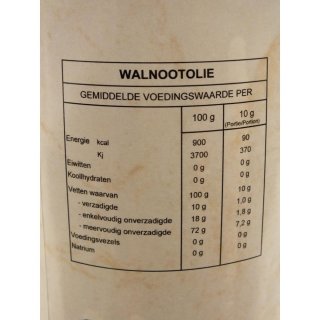 Saveurs de Lapalisse Walnoot Olie 1000ml Kanister (Walnussöl)
