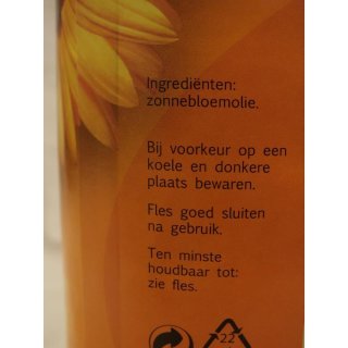 Reddy Zonnenbloem Olie 3000ml Flasche (Sonneblumenöl)