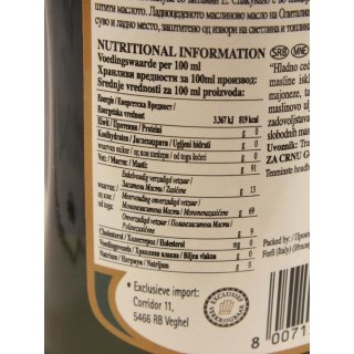 Olitalia Olio Extra Vergine di Oliva 500ml Flasche (Extra natives Olivenöl)