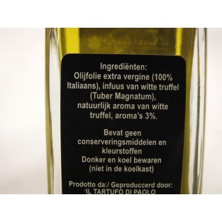 Il Tartufo di Paolo Olijfolie Extra Vergine met Witte Truffel 55ml Flasche (Extra native Olivenöl mit weißen Trüffeln)