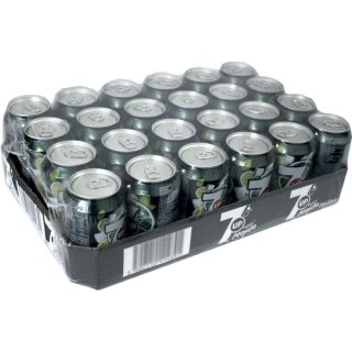 Seven Up Mojito 24x0,33l Dose (7UP Mojito Limonade, Mochito ohne Alkohol)