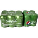 Coca Cola Life & Pepsi Next, 10 x 0,33l Dose (Stevia Cola Testpaket, 6x Coca Cola Life & 4x Pepsi Next)