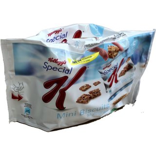 Kelloggs Special K Mini Biscuits Multigrain 5 x 24g Beutel IMPORT