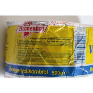 Kronenbrot Vollkornbrot mit Kruste (500g Packung)