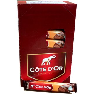 Côte dOr Schokoladen-Riegel Dessert 58, 32 x 45g IMPORT (Vollmilchschokolade gefüllt mit Mandel- & Cashew Creme)