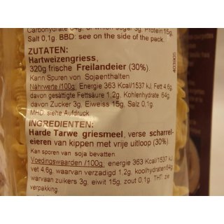 Valfleuri Tradition DAlsace Corolles 500g Packung (Blumenkronen Nudeln)