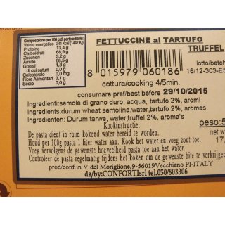Conforti Fettuccine al Tartufo 500g Packung (Trüffel Bandnudeln)