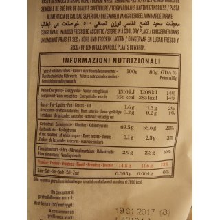 Rummo Lenta Lavorazione Mafaldine No.80 500g Packung (Wellennudeln)