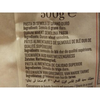 Rummo Lenta Lavorazione Lumachine No.39 500g Packung (Muschelnudeln)