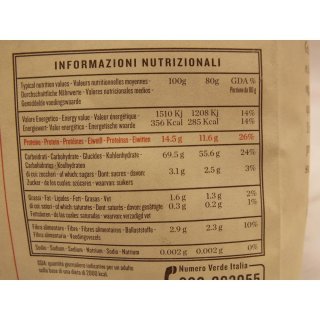 Rummo Lenta Lavorazione Mezzi Paccheri Lisci No.151 500g Packung (große Rundnudeln)