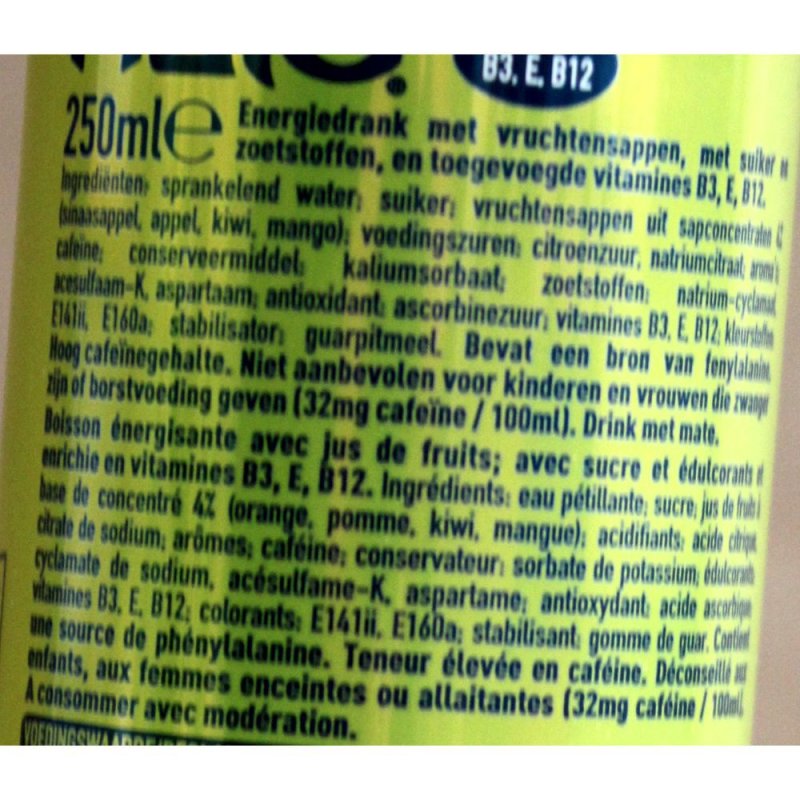 Coca Cola Nalu Energy Drink 24 x 0,25l Dose IMPORT (Fruity Energizer)