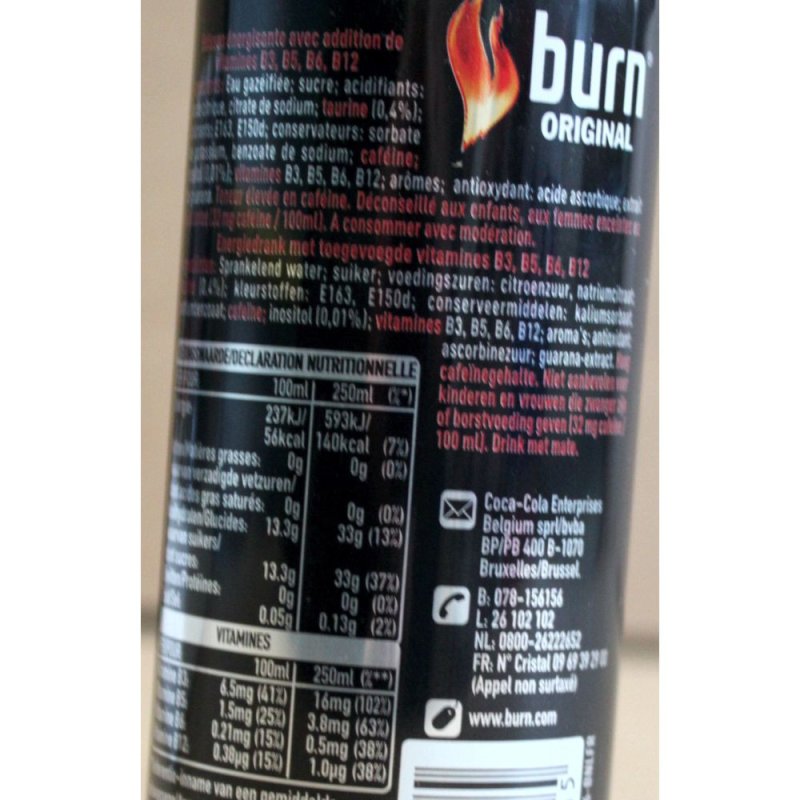 Coca Cola Nalu & Burn Energy Drink 2 x 0,25l Dose IMPORT (Fruity Ener