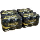 Coca Cola Zero Caffeine Free 4 Pack á 6 x 0,33l Dose eingeschweißt IMPORT (24 Dosen Cola Zero koffeinfrei)