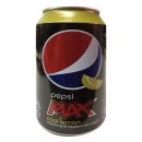 Pepsi Max Cool Lemon 24x0,33l Dose BE (Zuckerfrei Cola mit Zitrone)