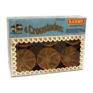 Rahms Croustandes 6 Stück Packung (Mürbeteigwaffeln zum füllen)