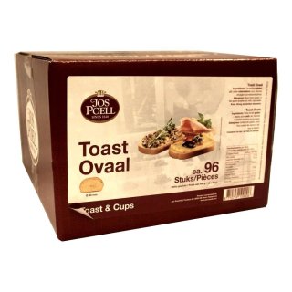 Jos Poell Toast Ovaal 96 Stck. Karton