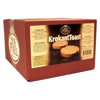 Jos Poell Krokant Toast 150 Stck. Karton