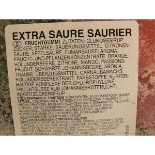 Haribo Dinosaurus extra Zuur 150 Stck. Runddose IMPORT (Fruchtgummi Dinosaurier extra sauer)