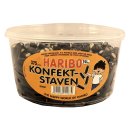 Haribo Konfekt-Staven Drop 375 Stck. Runddose IMPORT (Lakritz Konfektstangen)