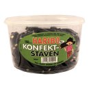 Haribo Konfekt-Staven Drop 150 Stck. Runddose IMPORT...