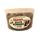 Haribo Zoute Bommen Drop 150 Stck. Runddose IMPORT...
