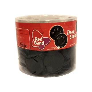 Red Band Lakritze Drop Smiles 100 Stck. Runddose (Lakritz Gesichter)