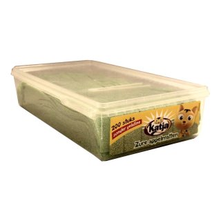 Katja Zure appelmatten 200 Stck. Box (Saures Fruchtgummi Apfel)