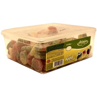 Frisia Fruchtgummi Sour Apple 1350g Box (Saure à?pfel)
