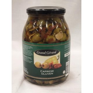 Grand Gérard Caprese Olijven 1000g Glas (Caprese Oliven)