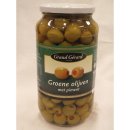 Grand Gérard groene Olijven met Piment 935ml Glas (grüne Oliven mit Piment)