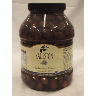 Kalliston Kalamata Olijven zonder Pit 2350g Dose (Kalamata Oliven ohne Kern)