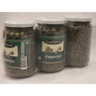 Grand Gérard Kappertjes Zout 3 x 370g Glas (Kapern)