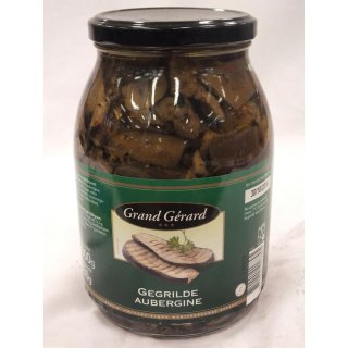 Grand Gérard Gegrilde Aubergine 1000g Glas (gegrillte Auberginen)