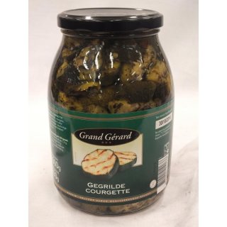 Grand Gérard Gegrilde Courgette 1000g Glas (gegrillte Zucchini)