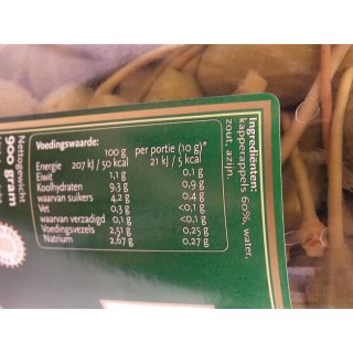 Grand Gérard Kapperappels 900g Glas (Kapernfrüchte)