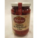 Ferrer Pimiento del Piquillo al Ajillo 290g Glas (eingelegte rote Paprika mit Knoblauch)