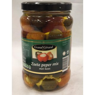 Grand Gérard Zoete Peper Mix met Kaas 1500g Glas (Süße Paprika Mischung mit Käse)