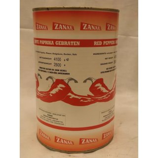 Zanae Delikatessen Rote Paprika gebraten 4100g Konserve