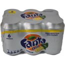 Fanta Lemon Zero 1 Pack á 6 x 0,33l eingeschweißt (6 Dosen Zitrone Zuckerfrei)