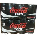 Coca Cola Zero 2 Pack á 12x150ml (24 Dosen Cola Zuckerfrei)