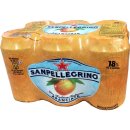 San Pellegrino Aranciata 1 Pack á 6 x 0,33l eingeschweißt (6 Dosen Orangen-Limonade)
