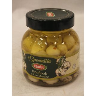 DAmico le Specialitá Knoflook uit Le Marche 280g Glas (Knoblauch aus Le Marche)